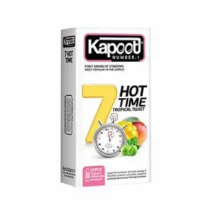 کاندوم کاپوت 7 کاره هات تایم میوه ای 7Hot Time