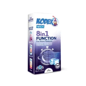 کاندوم کدکس تاخیری خاردار 8 در 1 فکشن 8IN1 FUNCTION