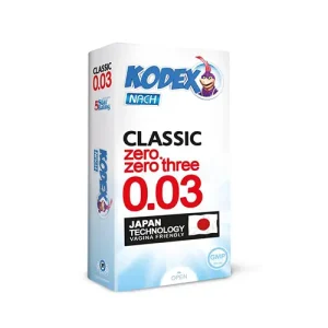 کاندوم کدکس ۳ میکرون فوق العاده نازک کلاسیک Classic Zero Zero Three 0.03